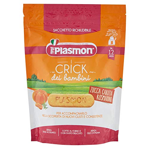 PLASMON CRICK BISCOTTI ZUCCA CAROTA ROSMARINO 100GR