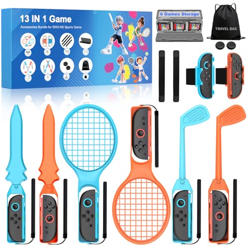 Switch 2 Sports Zubehör Set, Switch Sports Mega-Set (13-in-1) -...