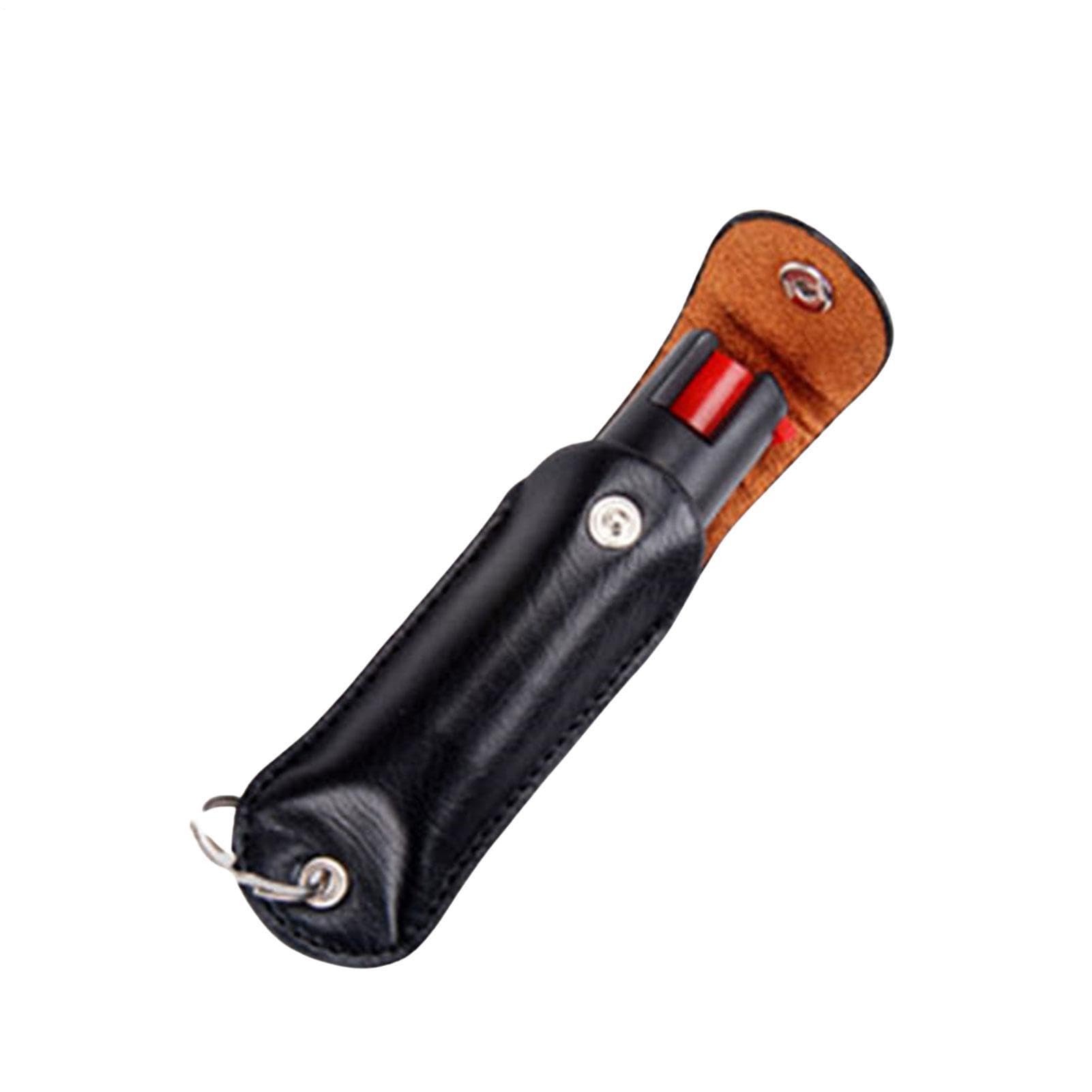 Custodia portatile per bottiglie spray, in pelle PU, resistente e resistente per spray al pepe, tappo per proteggere il vostro | Multipurpose Outdoor Indoor Utility Effortless I