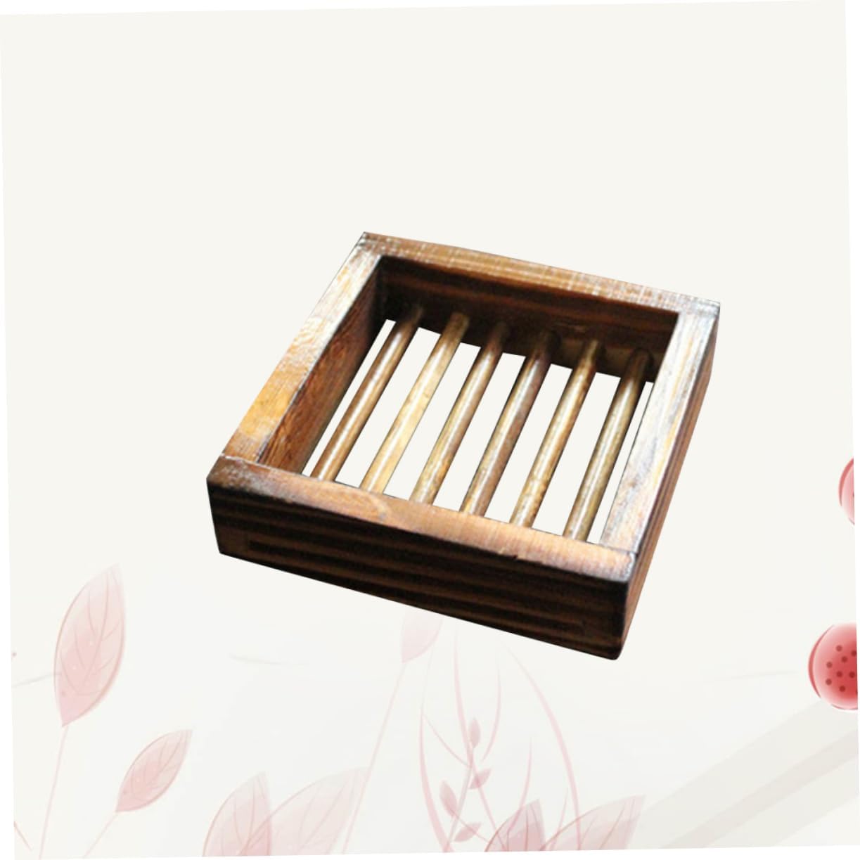 Soap Dish, 1pc Soap Tray Soap Drain Tray Draining Soap Rack Bathroom Soap Shelf Wood Soap Drying Dish Kitchen Soap Drain Dish Kitchen Accessories Soap Drainer