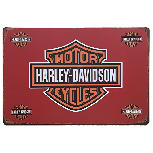 MARQUISE & LOREAN Placas Decorativas Pared Motos Harley Davidson Deco