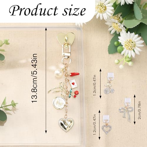 Image of Halloween Dust Plug Charm Chains for Kindle - Gothic Type C Dustplug & Chain Bracelet Strap Decorating Accessories