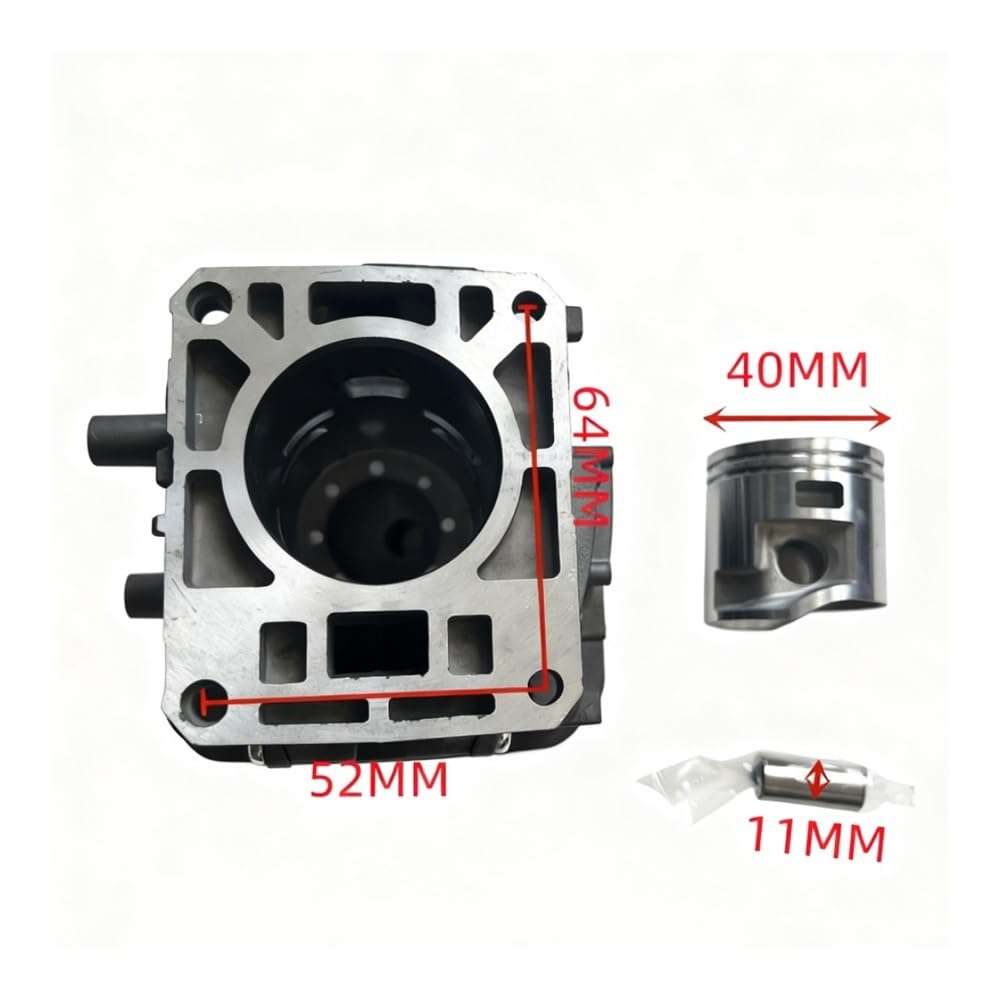 Kit de cuñas for Anillos de pistón de Cilindro de 40 mm, Compatible con cortacéspedes FS460, FS460R, FS460C y FS460RC.