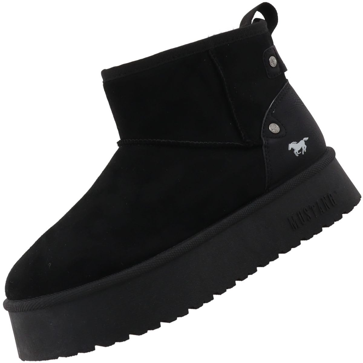 Mustang Women 15m0202001 Ankle Boot, Black, 8.5 UK