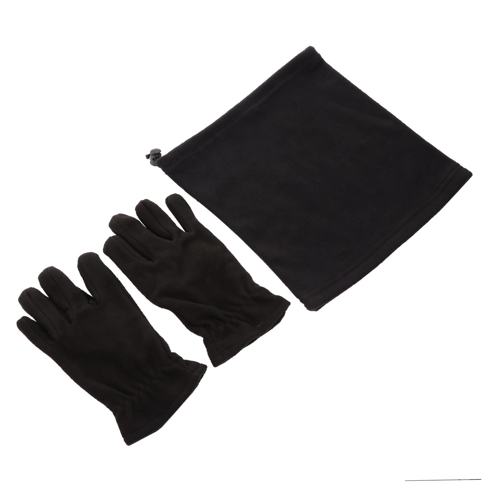VALICLUD 1 Set Warm Thick Cold Protection Kit with Fleece Gloves and Scarf Elegant Comfortable Material Versatile Accessories for Cold Weather