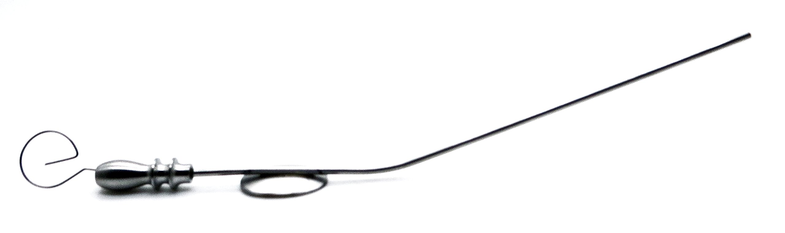 Premium Baron Tube FR 5 Surgical Curved 1.7mm ENT Stainless Steel Instruments