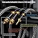 Wekuant Audiophile RCA Cable, [1M/3.2Feet, Silvered-Plated Copper core] 3.5mm Male to 2RCA Male Stereo Audio Adapter Cable with Outer diameters 6.5mm for Smartphones, Tablets, Speakers, HDTV