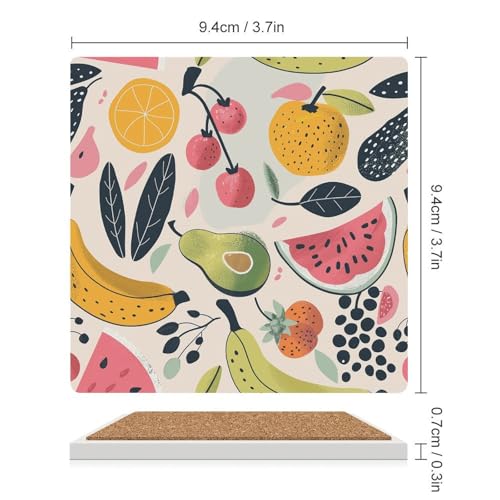 Dessous de verre fruits pour table basse : l'idée cadeau idéale