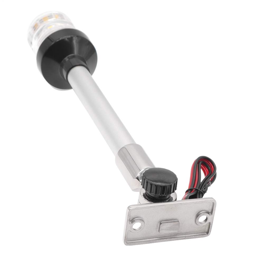 KAOLALI Lampe de Navigation LED Réglable pour Bateau et Yacht 360° Blanc pur 12 V ~ 24 V
