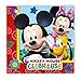 Procos 81510 - Papier-Servietten Playful Mickey, FSC® Mix, 20 Stück, Größe 33 x 33 cm, 2-lagige Motiv-Servietten, Mundtuch, Party-Geschirr, Geburtstag, Mottoparty