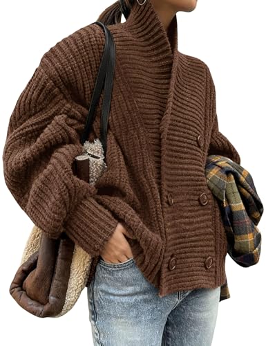 Xiaoxuemeng Women's Knitted Cardigan Sweater Top