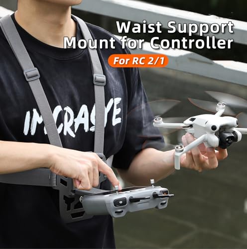 Support de poitrine DJI RC 2 1 sangle télécommande stable réglable confort - 2
