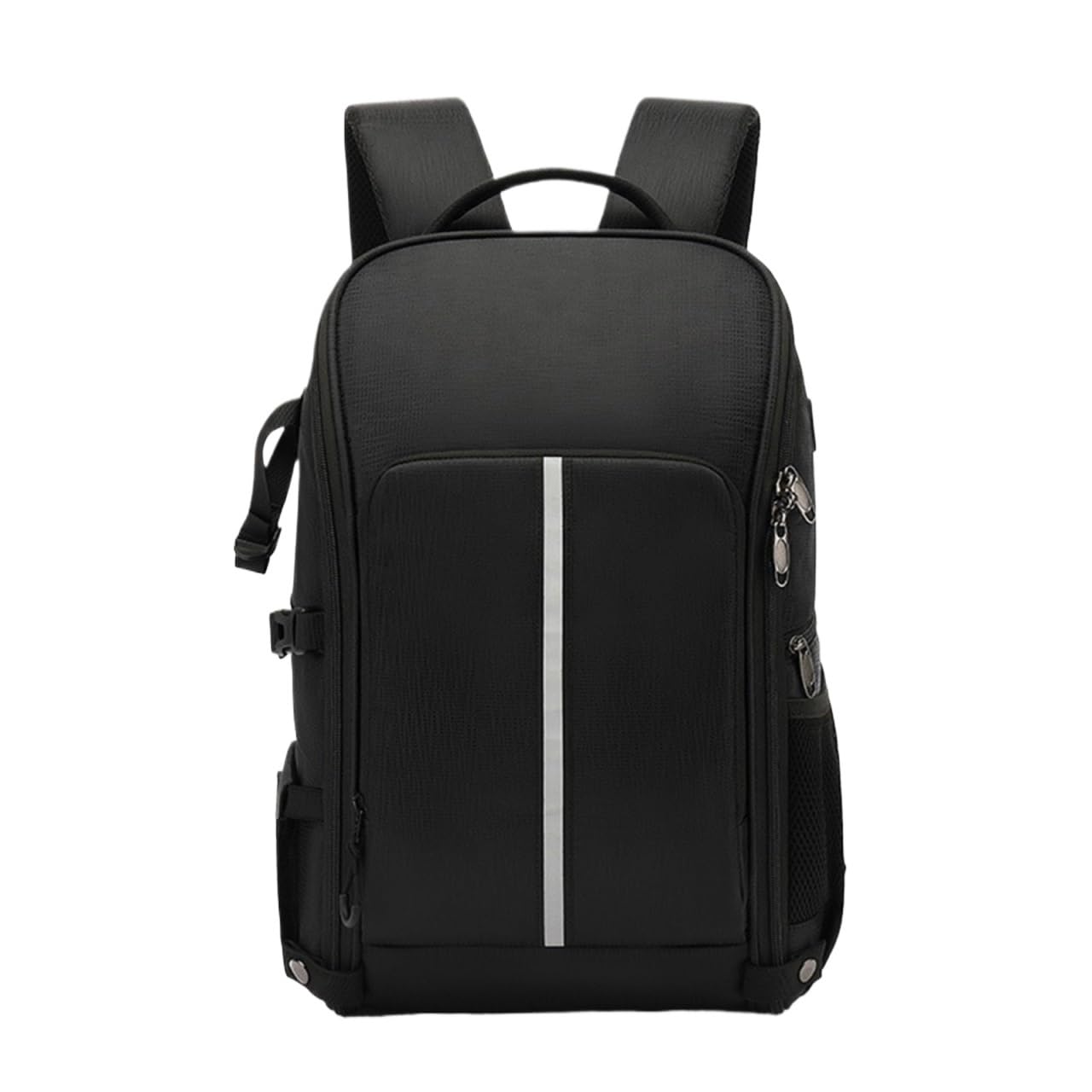 Bolsa para Cámara Mochila for cámara Impermeable de Gran Capacidad for fotografía Multifuncional al Aire Libre Adecuada(Black)
