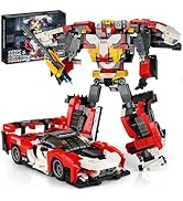 VEPOWER Technic 2in1 Transformers Roboter & Auto-Modellbausatz, Auto Roboter Bausteine Spielzeug ...