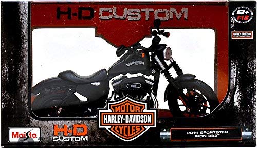 Harley-Davidson 32326/BIKE 2014 Harley Davidson Sportster Iron 883 Motorcycle Model 1/12 thumb #6