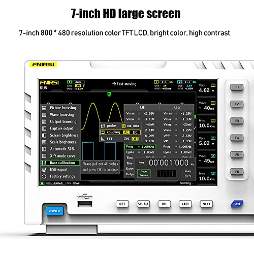 Fnirsi 1014D Oscilloscope 2 In 1 Digital Oscilloscope Dds Signal Generator thumb #2