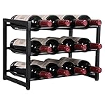 OROPY-12-Flaschen-Weinregal-aus-Metall-Freistehender-Flaschenregal-3-stufige-Vintage-Hauptdekorationen-im-Industriestil-fuer-SchrankArbeitsplatte-Schwarz
