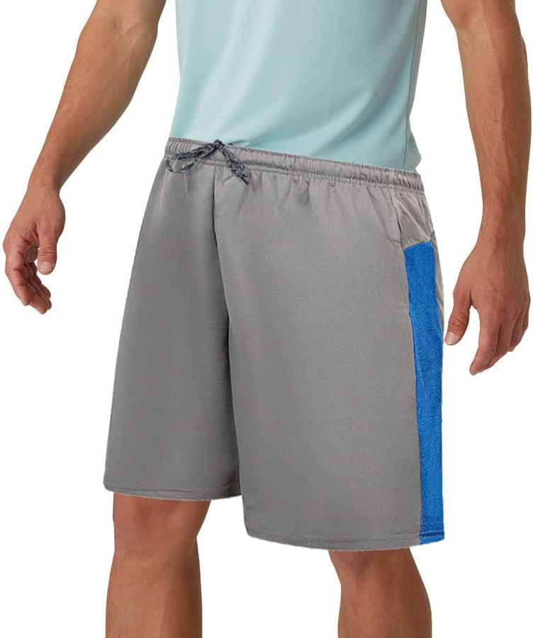 Miniatura 4 de Pantalones cortos deportivos para hombre con bolsillos, pantalones cortos de entrenamiento para gimnasio, rendimiento activo, paquete de 4