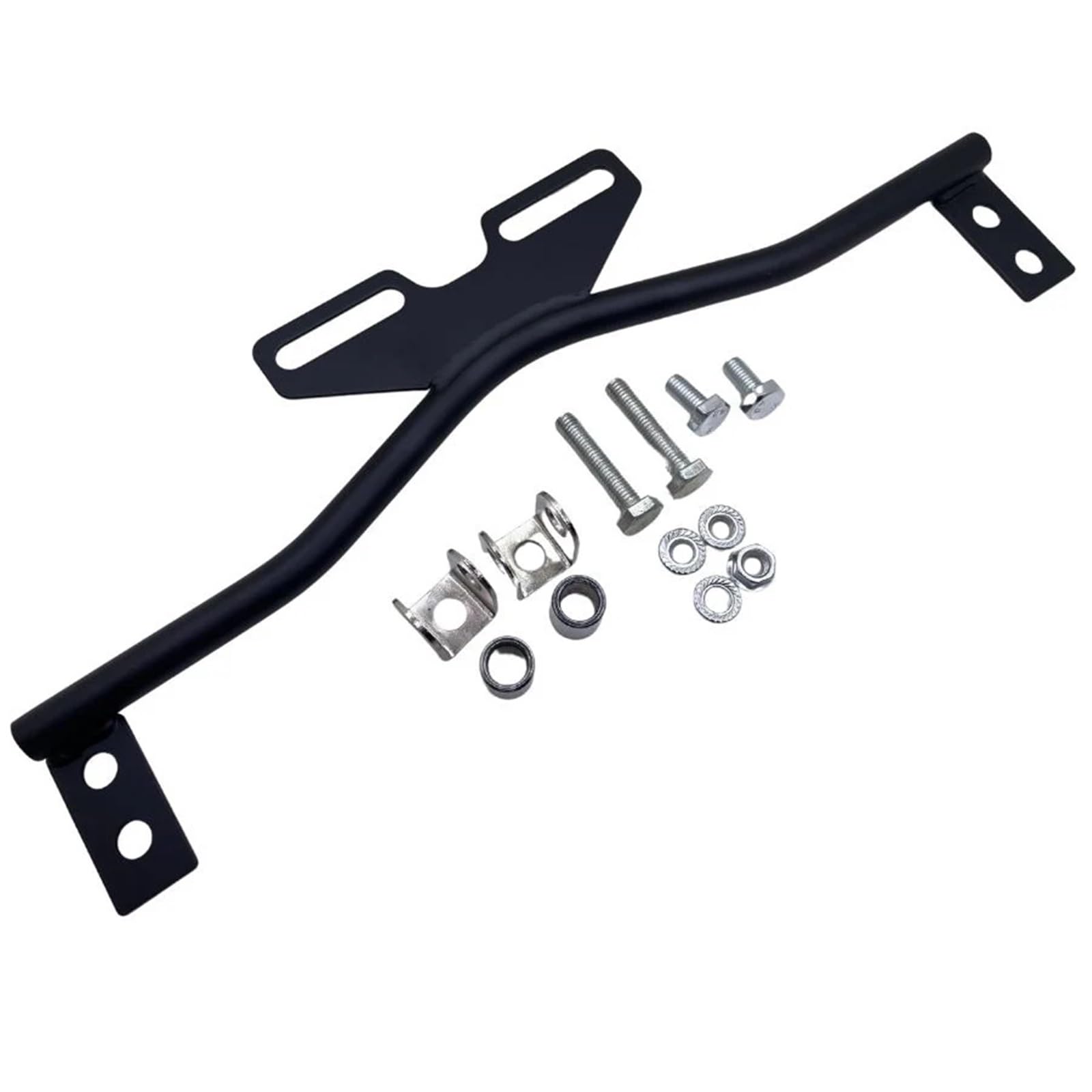 Ahusrwe Black Bracket Light Universal Motorcycle Fog Light Bracket Headlight Turn Signal Lamp Auxiliary Bar Holder Fit For Harley For Honda(Black)