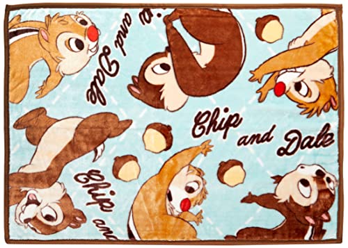 丸眞 ひざ掛け ディズニー チップ&デール ハッピーどんぐり ブランケット H70×W100cm かわいい ふわふわ おしゃれ 防寒グッズ 2245024100