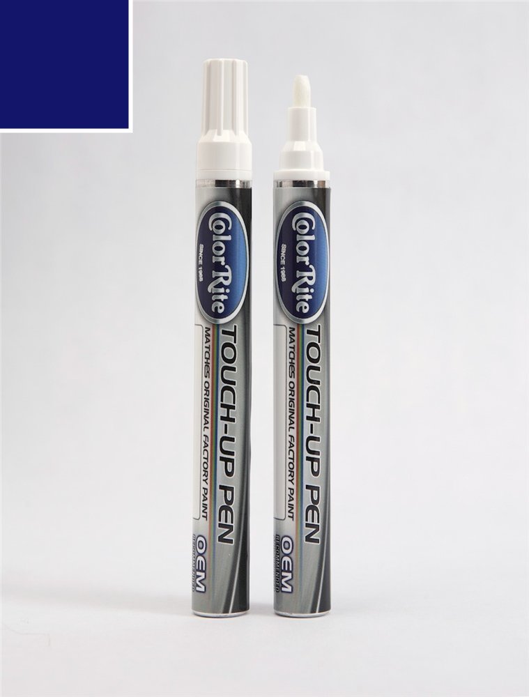 ColorRite Pen Automotive Touch-up Paint for BMW 3 - Deep Sea Blue Metallic A76 - Color+Clearcoat Package