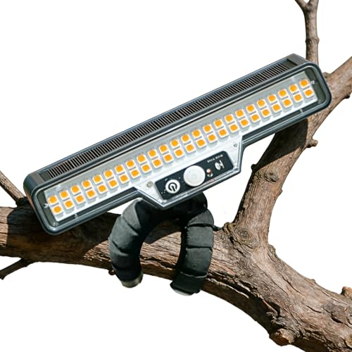 Luz solar para exteriores impermeable con 12 LED focos de pared multifunción para patio y terraza