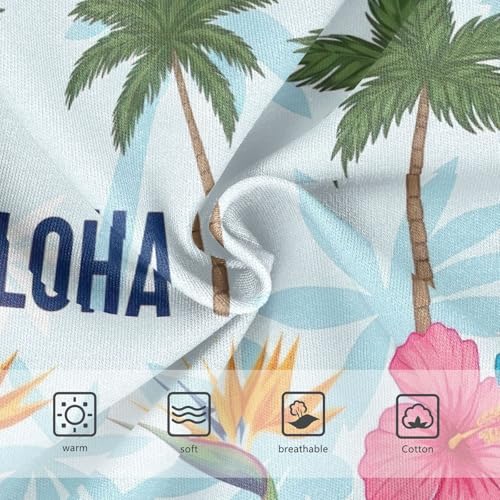 Toddler Panties, Palm Trees Girls' Cotton Brief Underwear, 2–8 Years3