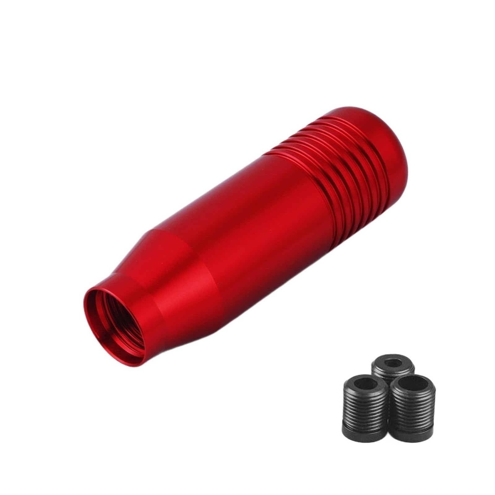 AMCBYSGC Gear Shift Knob 8.5cm Extended Shifter Head Manual Transmission(Red)