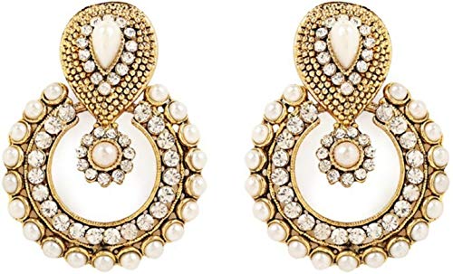 Image of JDX Attractive Designer American Diamond Earring Set for Women and Girls (1002)