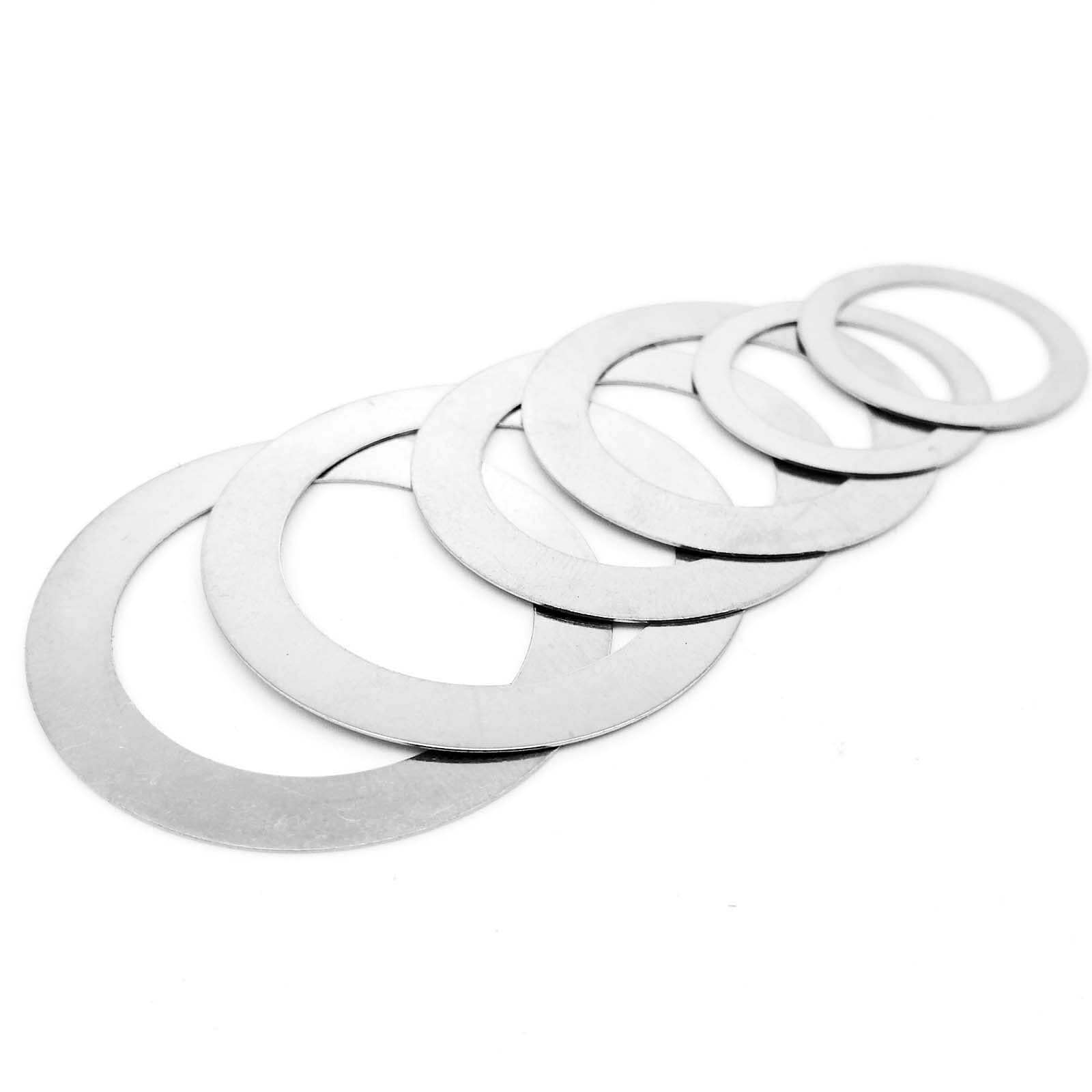 Rondella piatta, rondelle, Rondelle di sicurezza Assortimento 50 rondelle piatte, larghezza 1 mm, guarnizione regolazione ad alta precisione, rondella in acciaio inossidabile M3 M4 M5 M6 M8(M5x10)