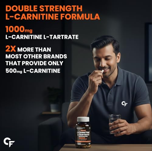 Carbamide Forte L-Carnitine L-Tartrate 1000mg, 120 Capsules — L-Carnitine Supplements - image 4