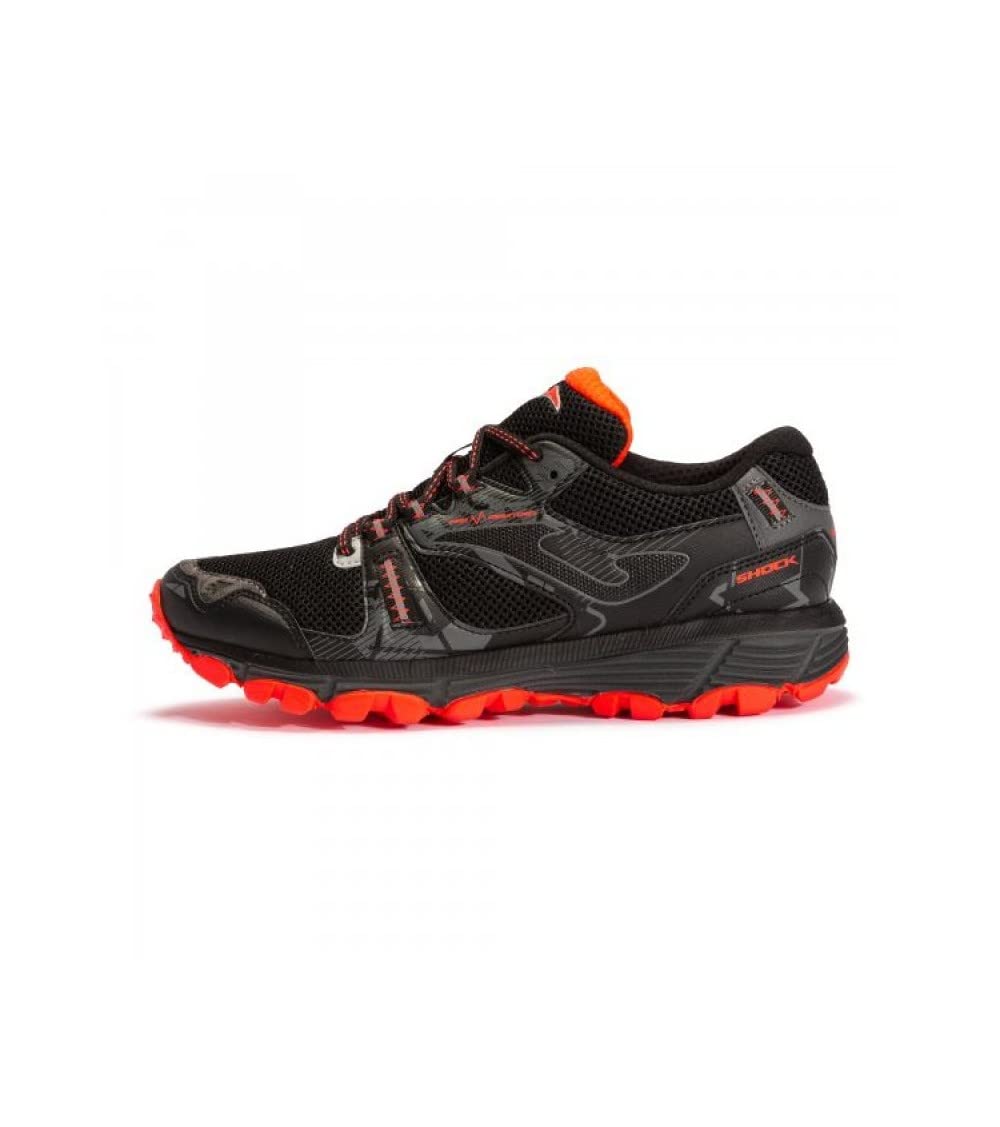 Joma Deportivo TKSHOS2331 Trail TK.Shock 2331 CORDÓN Muy CÓMODA para Hombre EN Nylon Negro Rojo 27798