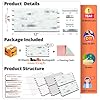 StyloVue 20 Sheets Peel and Stick Backsplash for Kitchen, White Marble with Metal Silver Look Stick on Tile Upgrade Your Kitchen Backsplash, RV, Fireplace #4