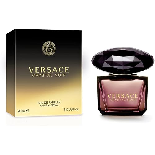 Versace Crystal Noir Eau De Toilette Spray For Women, 3 oz