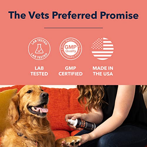 Vets Preferred Bitter Spray for Dogs - Anti Chew, Licking and Biting Spray – Deter Licking and Chewing Furniture Spray – 8 Oz