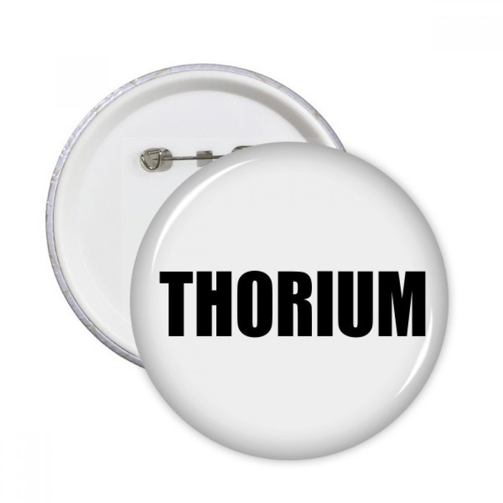 Badge chimie Thorium rond vêtement pour exprimer sa passion