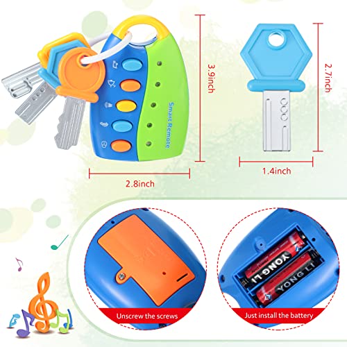 Skylety SE-SKYLETY-466610 Musical Smart Remote Key Toy Fake Car Toy Keys thumb #2