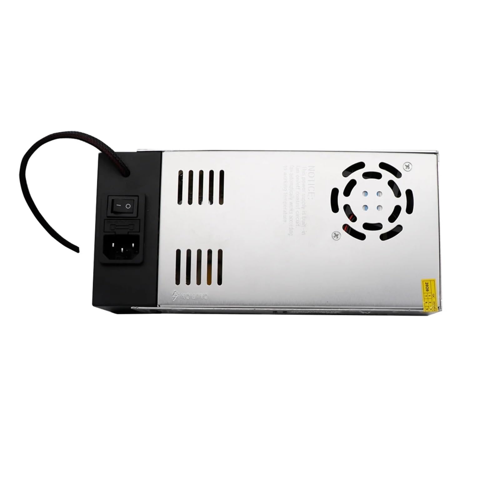 Zasilacz impulsowy, Części drukarki 3D zasilacz impulsowy AC/DC 12V 30A S-360-12 360W i AC/DC 24V 15A 360W z wyłącznikiem zasilania 3pin gniazdo zasilania do paska LED, systemu kamer CCTV, radia(24v15