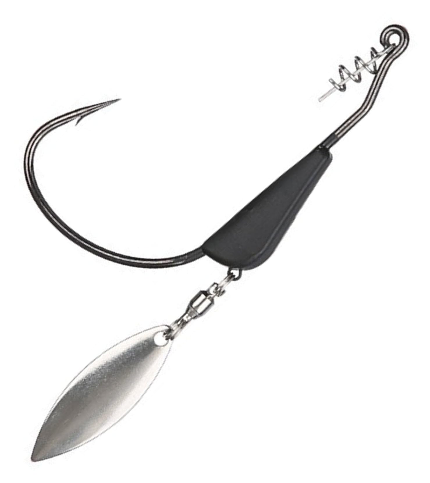 Reaction Tackle Bladed Swimbait Hooks - Bass Fishing Hook with Underspin 1/8-3/0