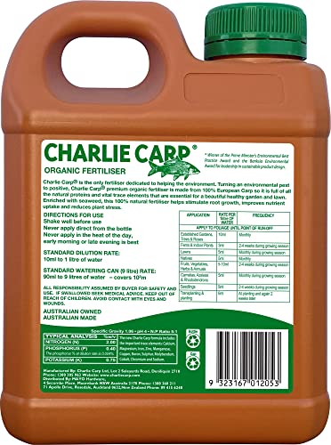 image for Charlie Carp Organic Certified Fertiliser, 1L