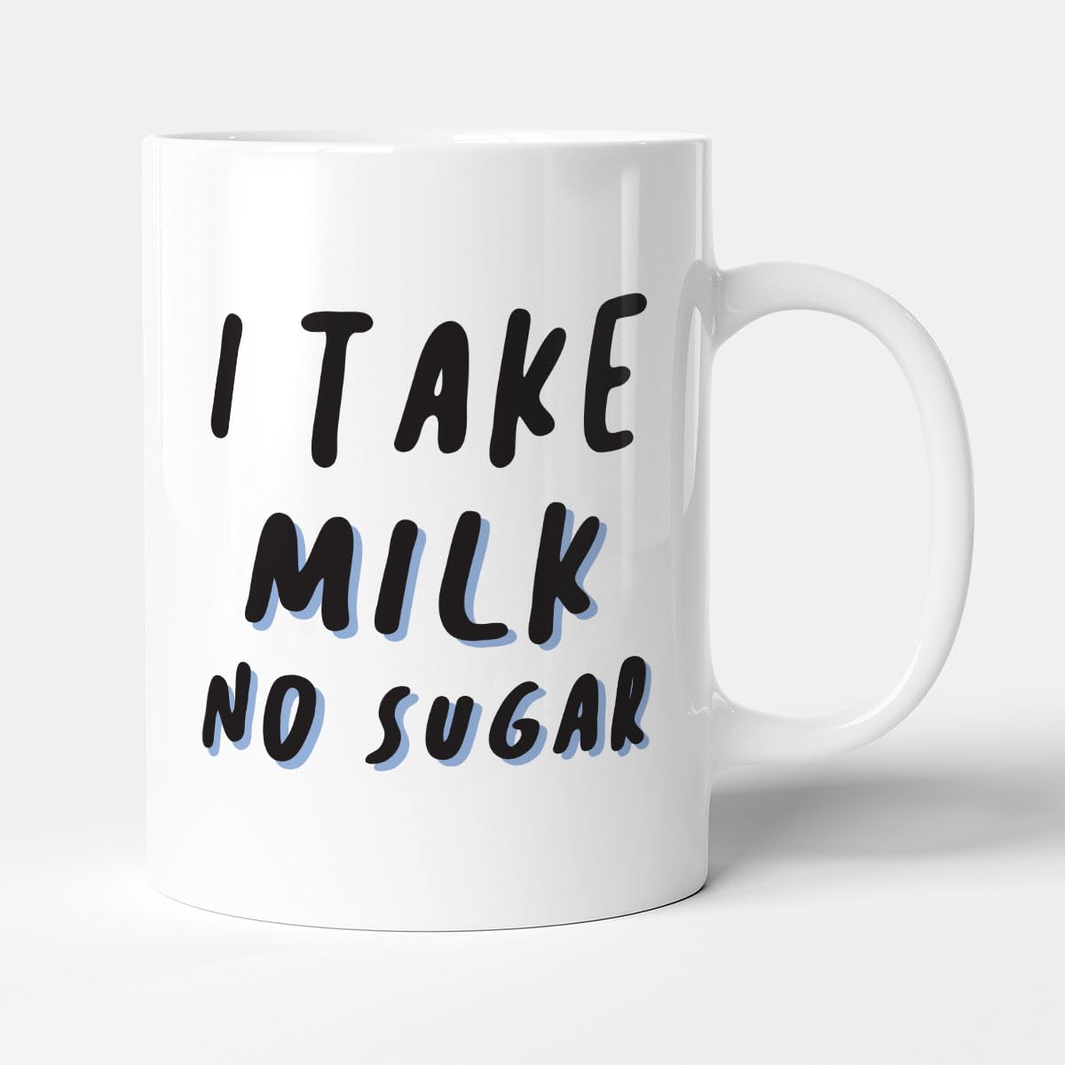 Victorian Printing Co - I Take Milk No Sugar - Office Gift Mug, Ceramic, 11fl.oz.