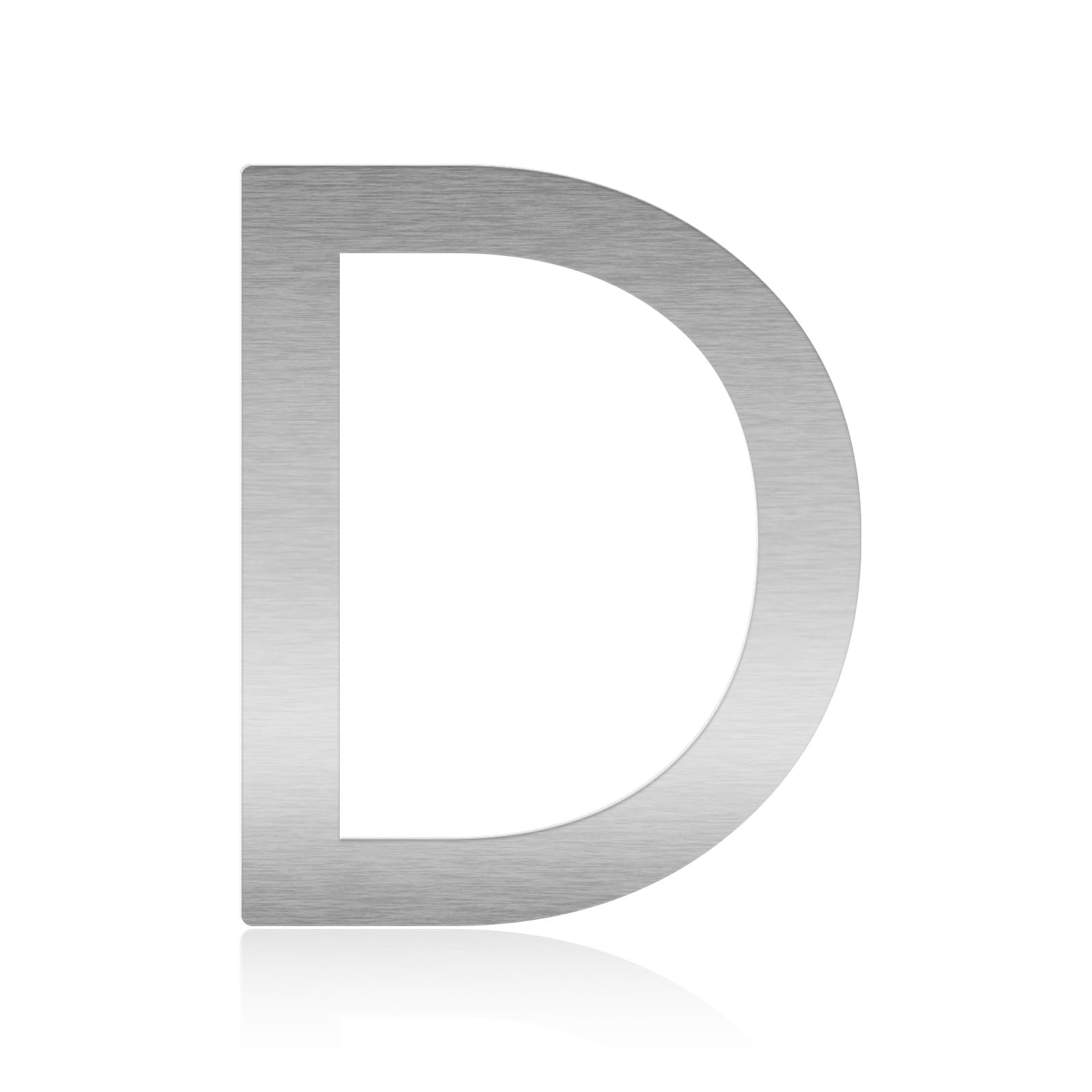 2.5 Inch Metal Letters, Silver House Address Mailbox Numbers, Perfect for Home Address Plaques, Door Signs, Office Labels, Custom DIY Crafts Homemade Projects, and Modern Decor(Letter D)