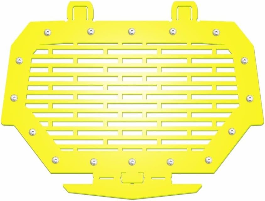 300 Industries Steel Grille Replacement for Polaris RZR 1000 & S 900 (2014-2018) - Single Piece Powder Coated Lime Squeeze - Bricks