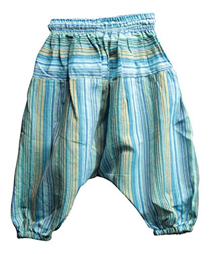 Image of Shopoholic Fashion Children Hippie Harem Loose Boho Trouser Hippy Colorful Kids Retro Comfy Pants