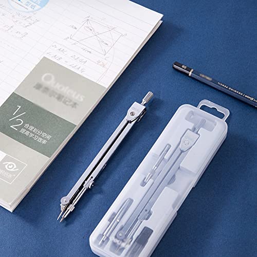 Kompass Geometrie Kit - Professionelles Metall Zeichenwerkzeug Set mit Zirkel und Bleistift für Schüler - Ideal für Kreiszeichnung und Geometrische Projekte