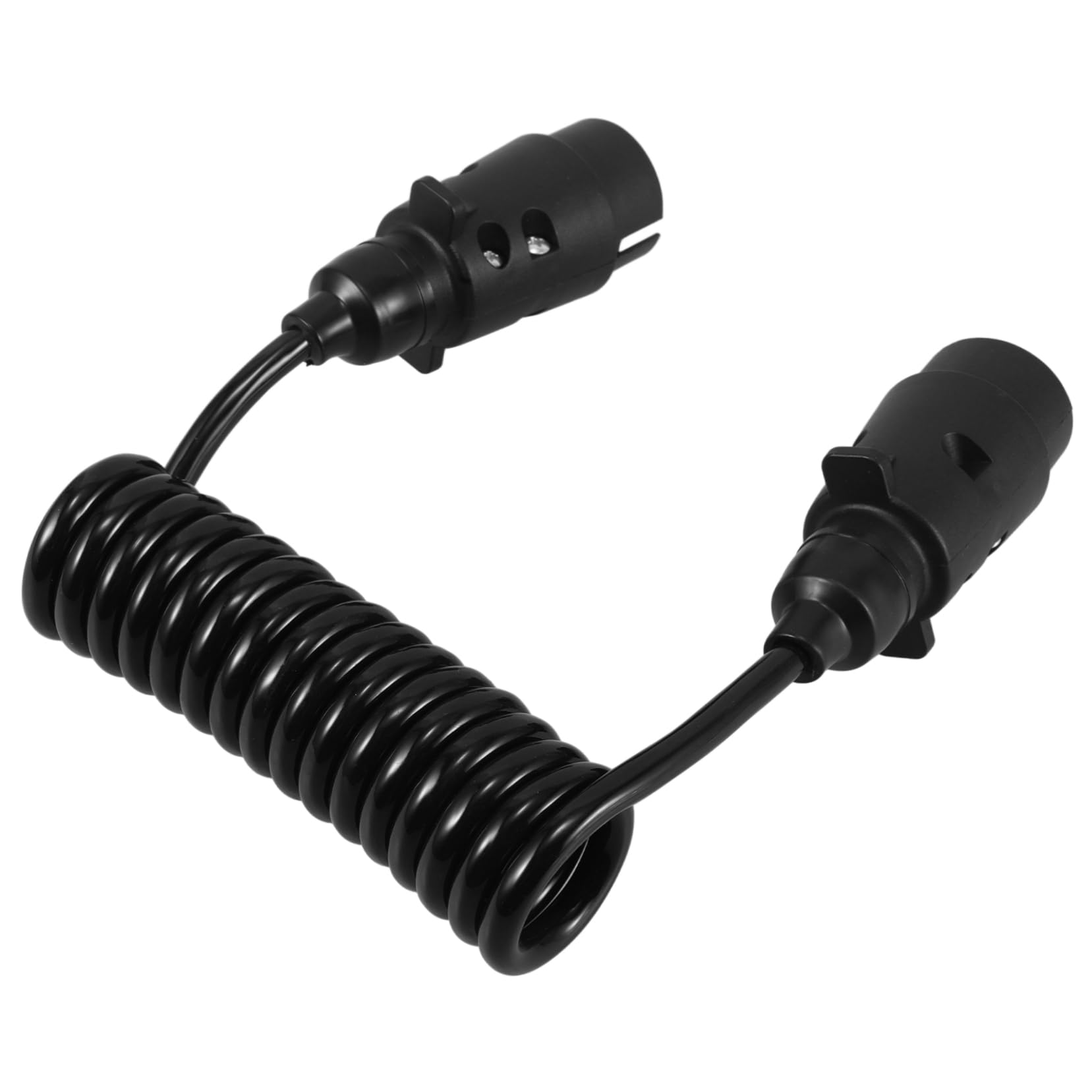 VALICLUD Conector de Cable para Remolque de Metros Pines con Adaptador de Cable para Camiones y RV Instalación Simple y Estable Compatible con Múltiples Vehículos