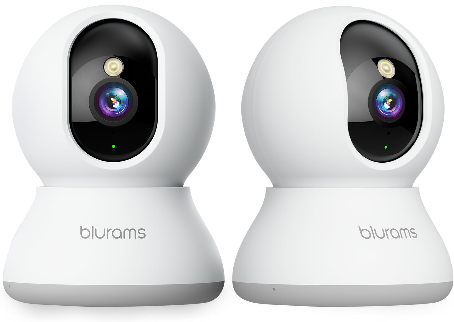 防犯カメラ  音声Wi-Fi遠隔操作機能付  ２台 Amazon.co.jp: 【2台セット・2.4と5Ghz Wi-Fi対応】 blurams ペット