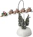 Department 56 National Lampoons Christmas Vacation Village Animated Flaming Sleigh Accessory Figurine