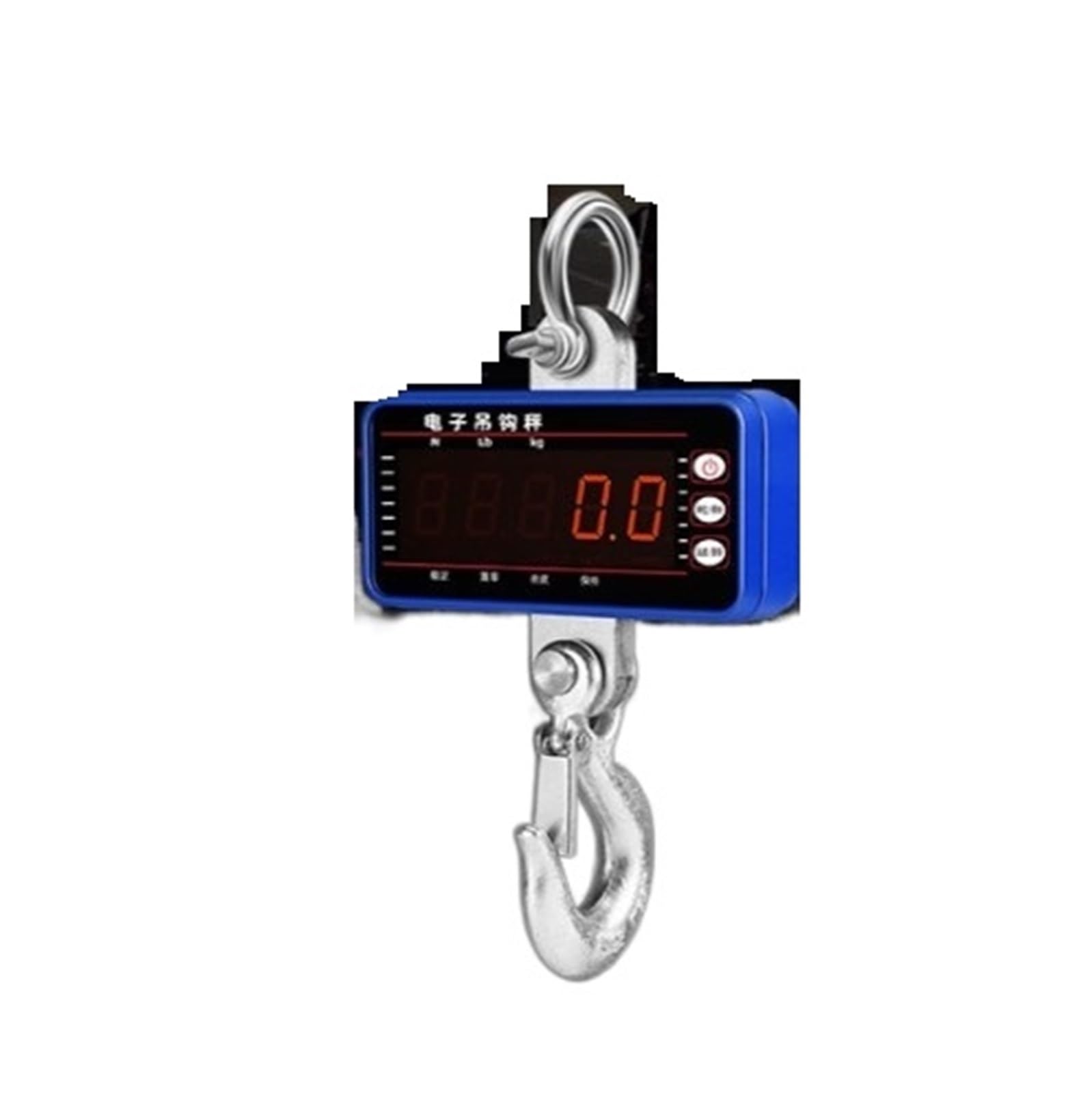 Edede 1500Kg Blue Digital Crane Scale, 1500Kg/1000Kg/500Kg Digital Crane Scale With 65Ft Remote Control Heavy Duty Hanging Scale Led Industrial Hook Weighing Scales(1500Kg Blue)