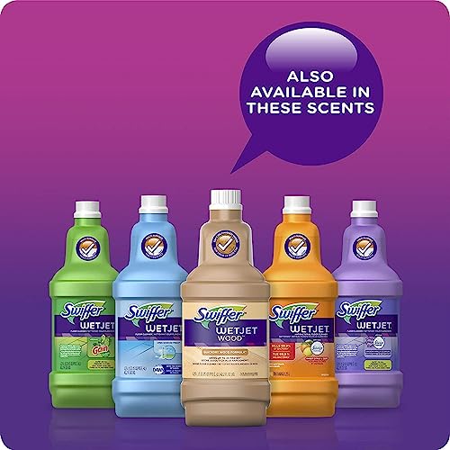 Image of Swiffer Floor Cleaner Solution Refill, Lavender, 42.2 Fl Oz, Pack of 4